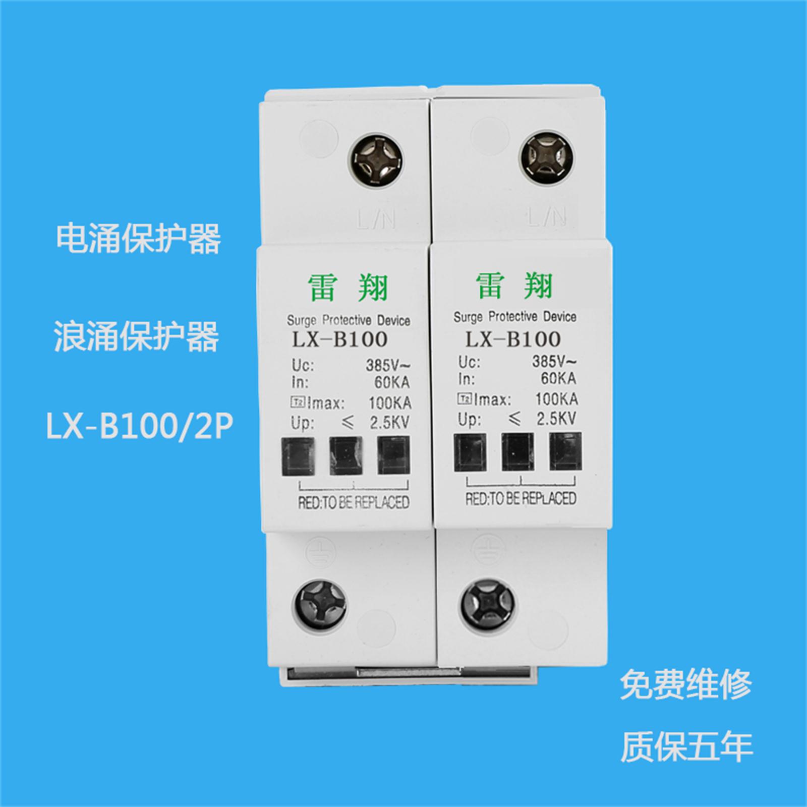 LX-B100/2P電涌保護(hù)器